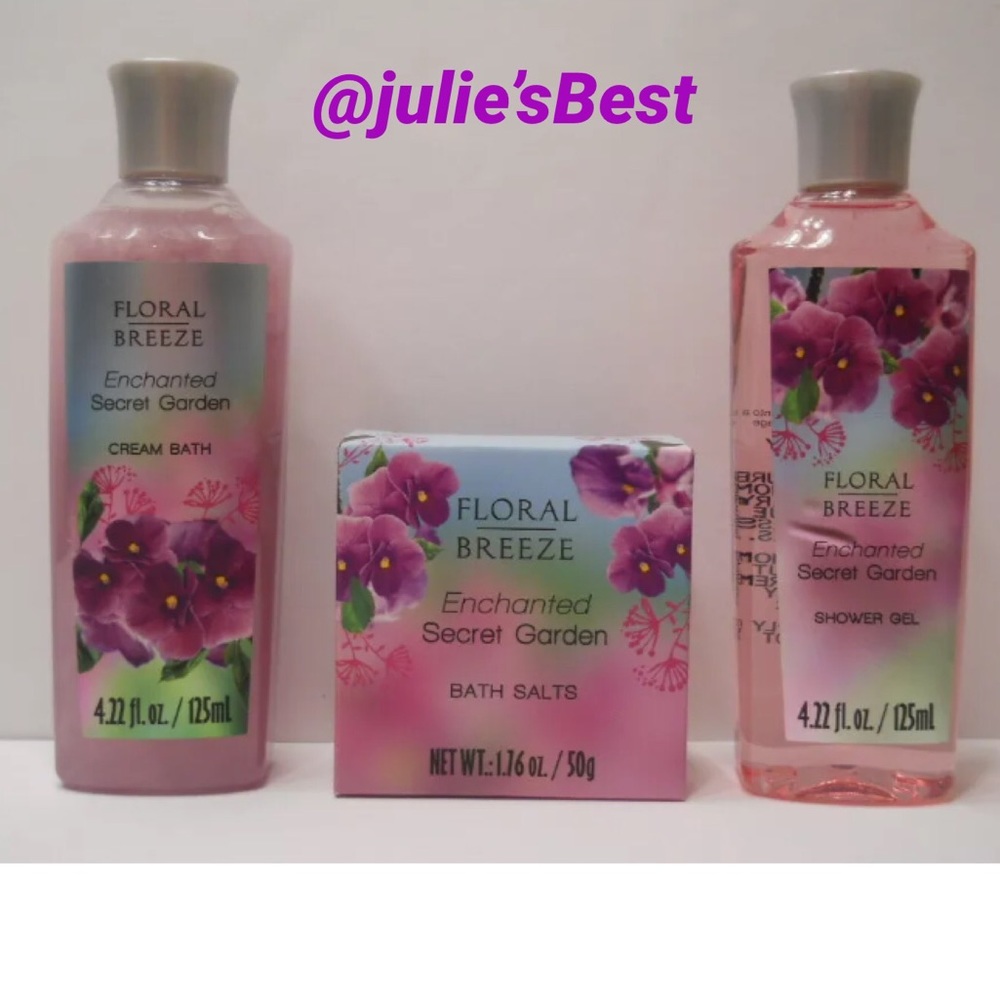 🆕Floral Breeze Enchanted Secret Garden Set of 3